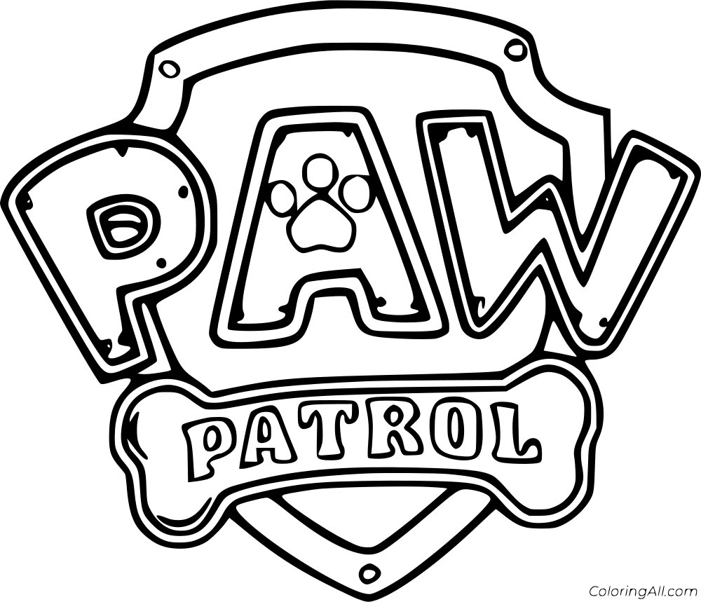 Paw Patrol Coloring Page 3