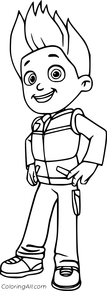 Paw Patrol Coloring Page 4