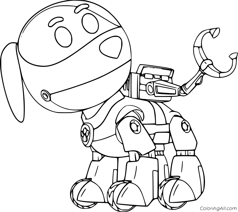 Paw Patrol Coloring Page 5