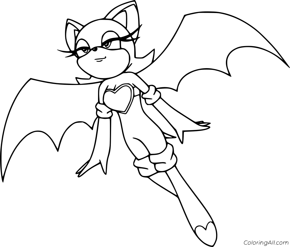 Sonic Coloring Page 5