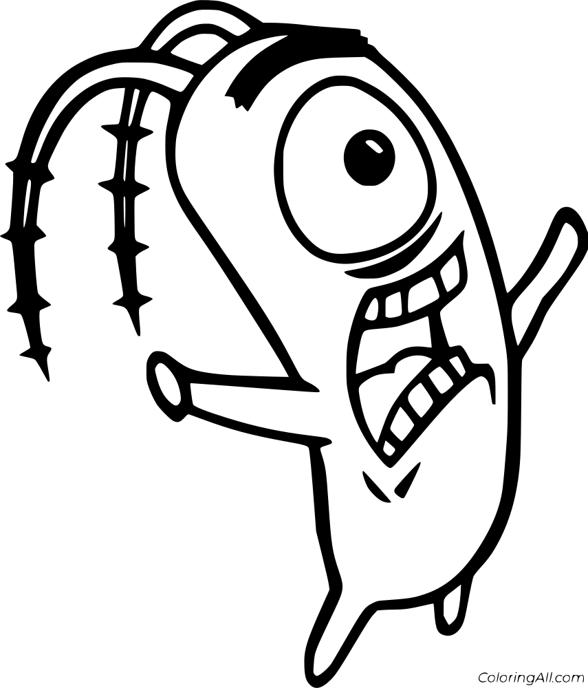 SpongeBob Coloring Page 5