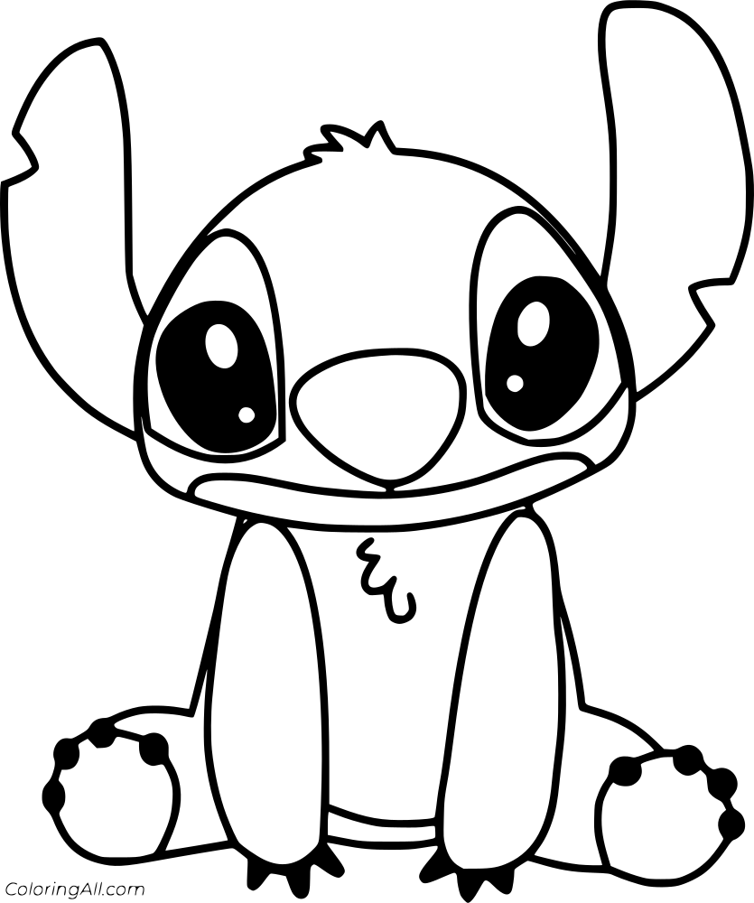 Stitch Coloring Page