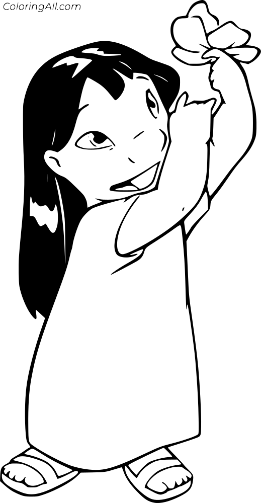 Stitch Coloring Page 4