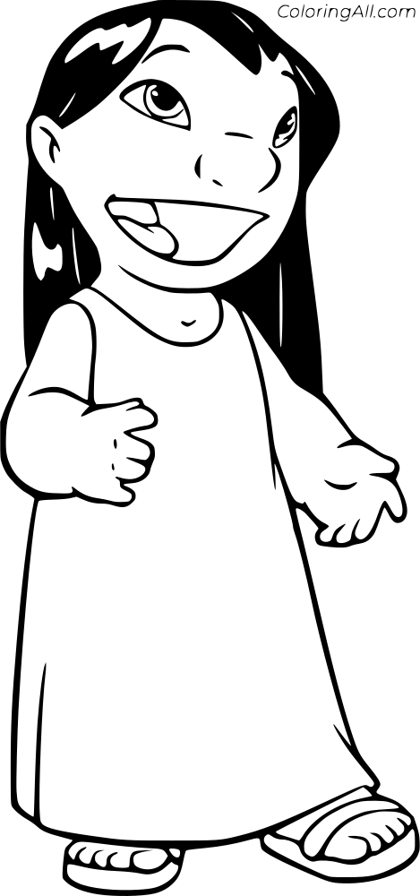 Stitch Coloring Page 5