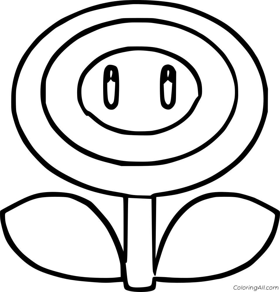 Super Mario Coloring Page 4