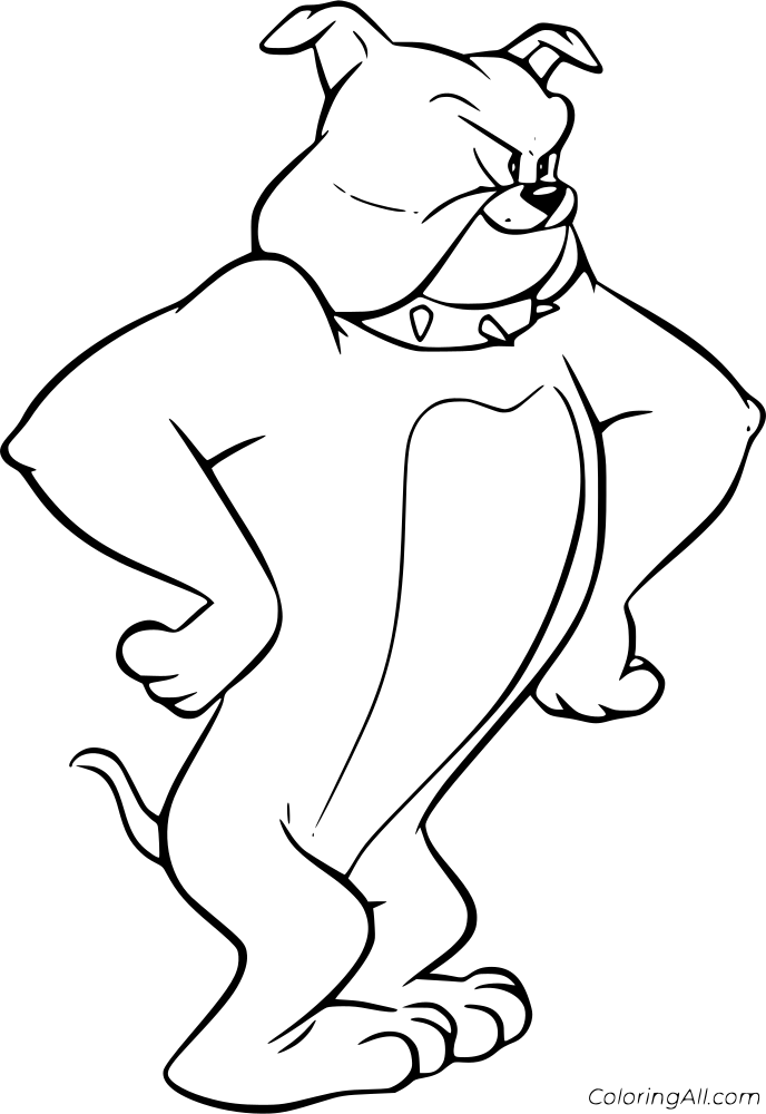 Tom and Jerry Coloring Page 3