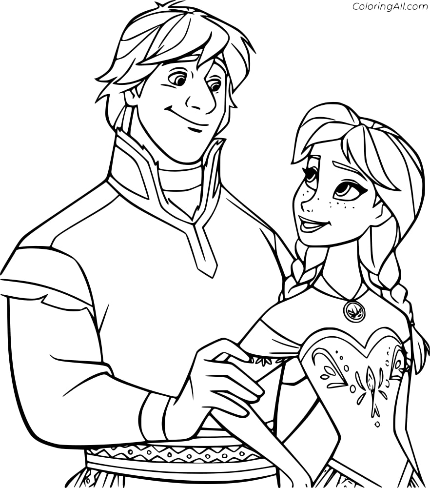 Anna and Kristoff Portrait