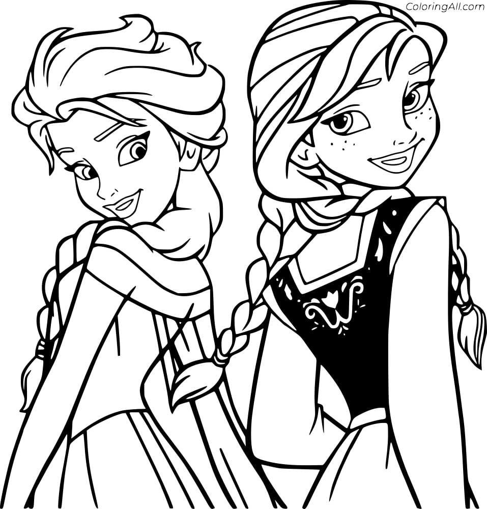 Elsa and Anna Portrait