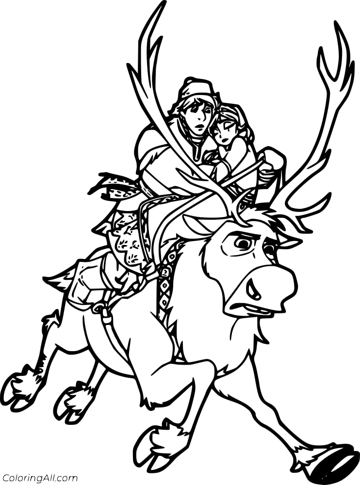 Kristoff Holds Injured Anna