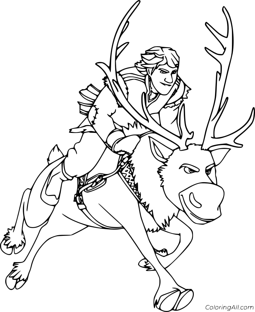 Kristoff Riding Sven
