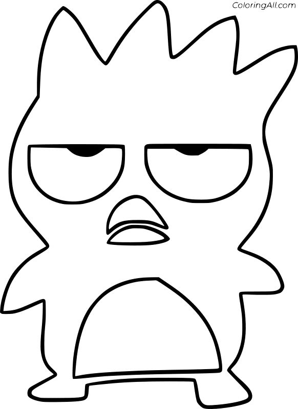 Badtz Maru Coloring Page 3