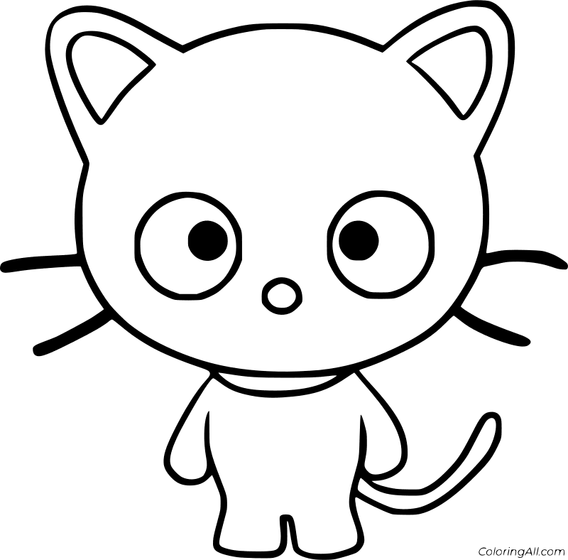 Chococat Coloring Page 1