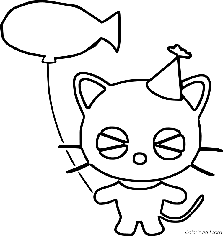 Chococat Coloring Page 5