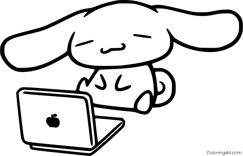Cinnamoroll Coloring Page 4