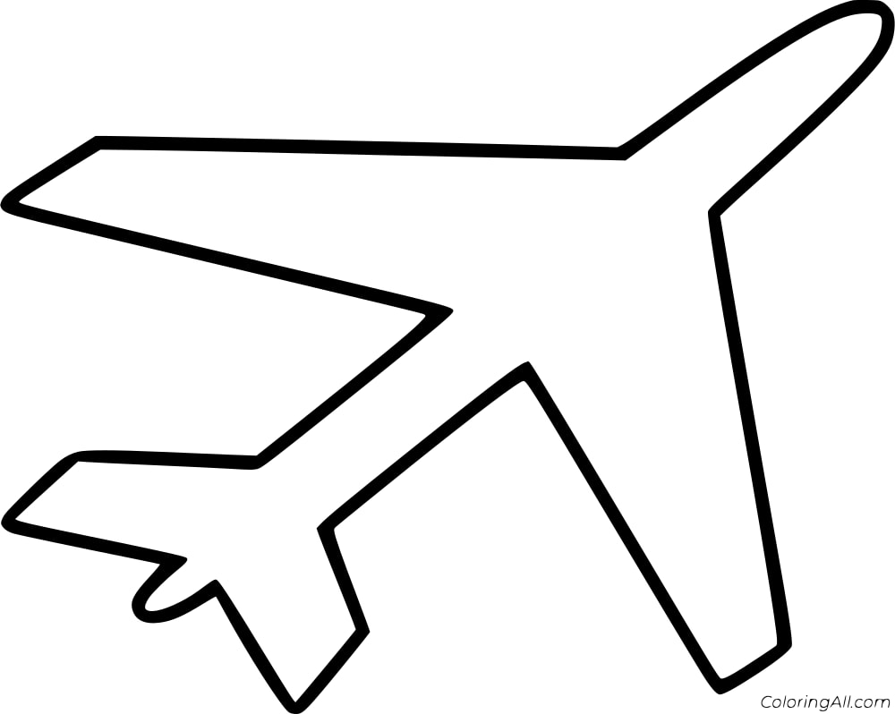 Airplane Coloring Page