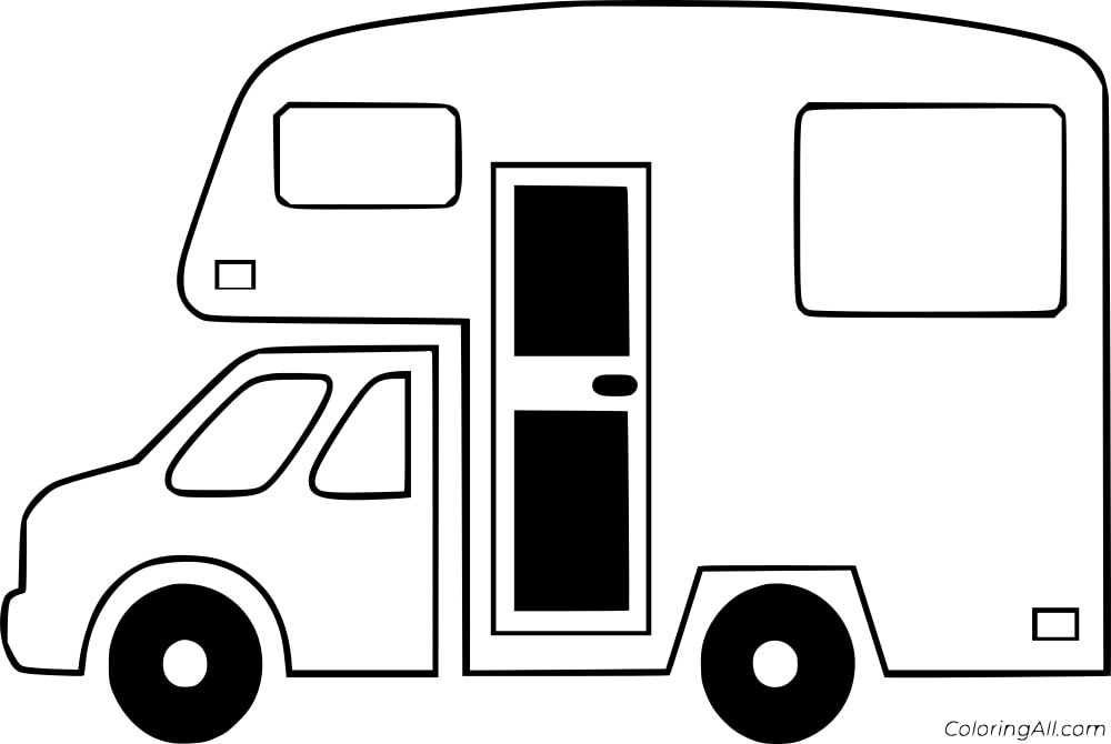 RV Coloring Page