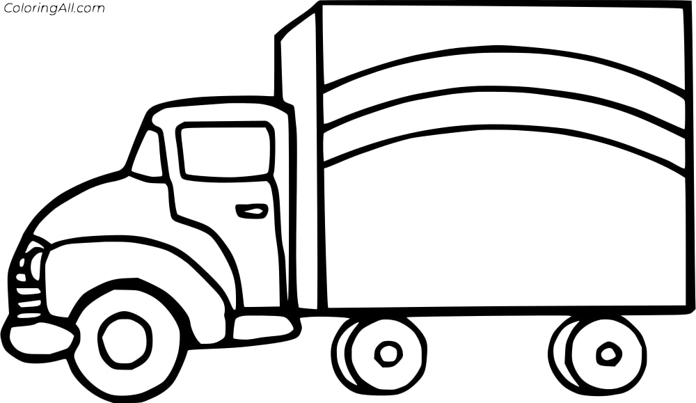 Truck Coloring Page